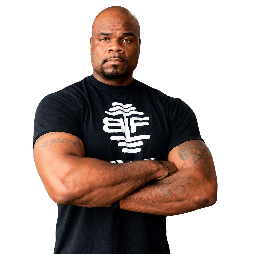 Jeremy Mathews, BYLT Fitness founder, arms crossed